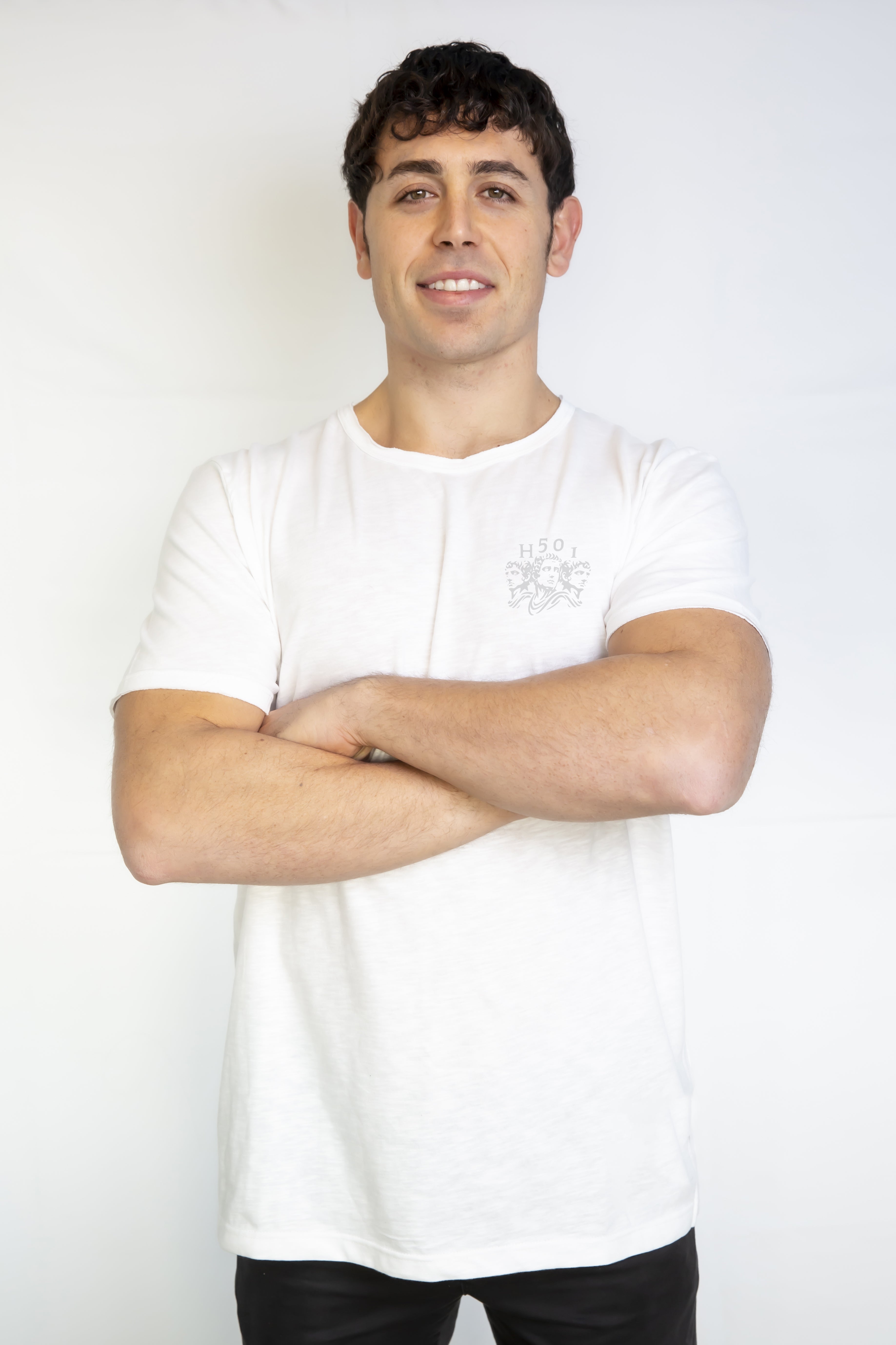 T-Shirt Regular Uomo H501 – Bianco Roma