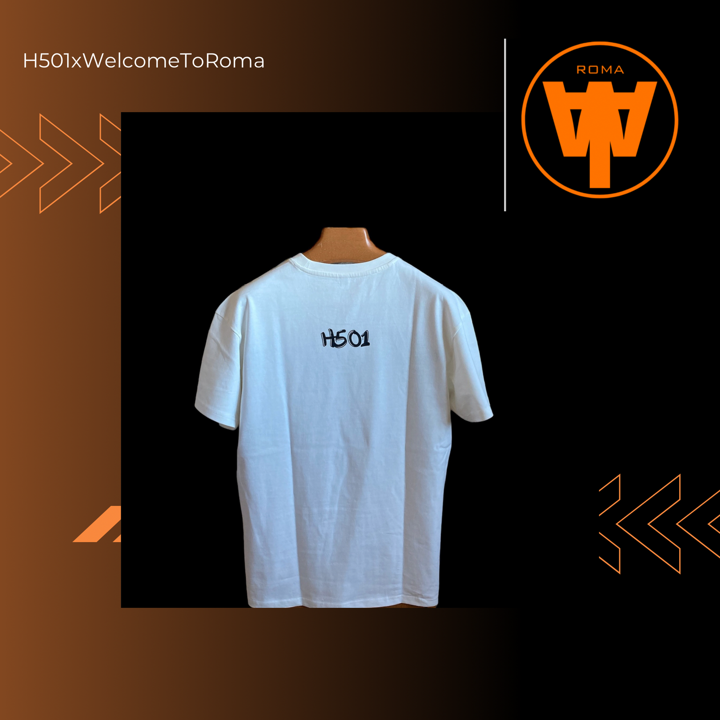 H501xWelcomeToRoma Oversize Bianca